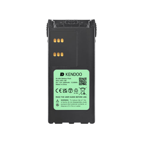 KENDOO® Motorola PMNN4019 Ni-MH 1800mAh 7.2V Battery Pack