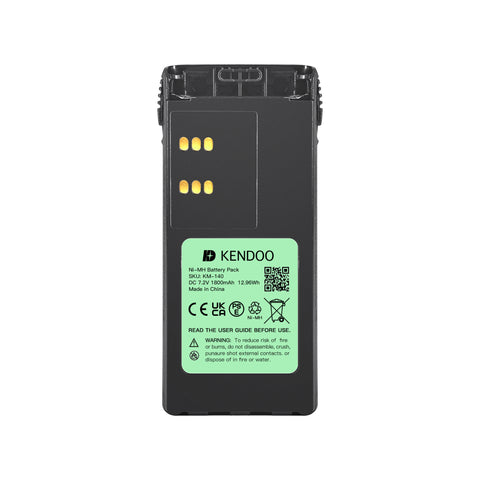 KENDOO® Motorola HNN9009 Ni-MH 1800mAh 7.2V Battery Pack