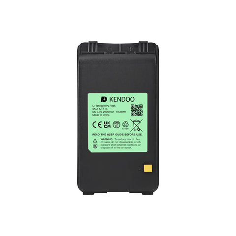 KENDOO® Icom BP-265 Li-Ion 2600mAh 7.4V Battery Pack