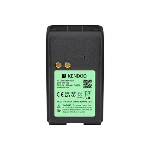 KENDOO® Motorola PMNN4071 Ni-MH 1500mAh 7.2V Battery Pack