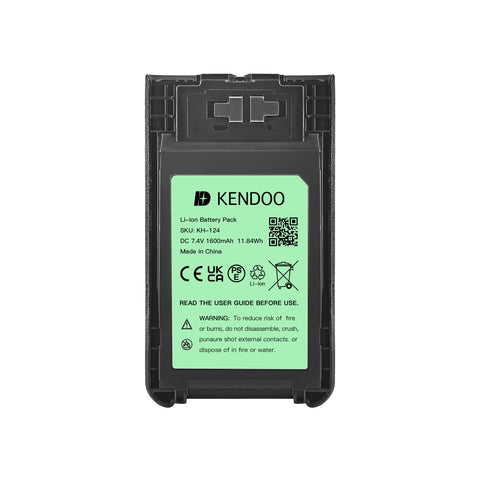 KENDOO® Kenwood KNB-65L Li-Ion 1600mAh 7.4V Battery Pack