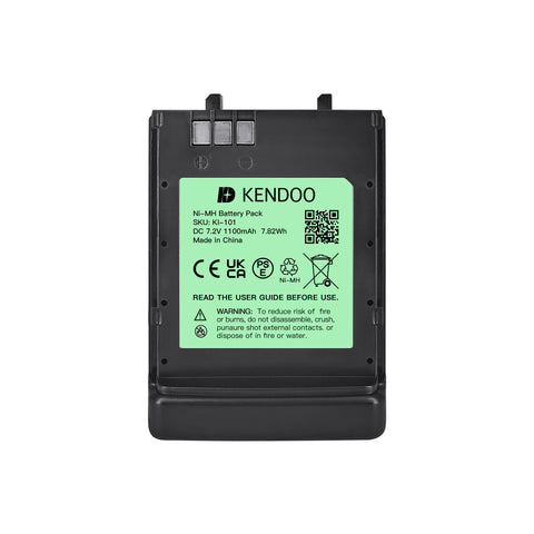 KENDOO® Icom BP-180 Ni-MH 1100mAh 7.2V Battery Pack