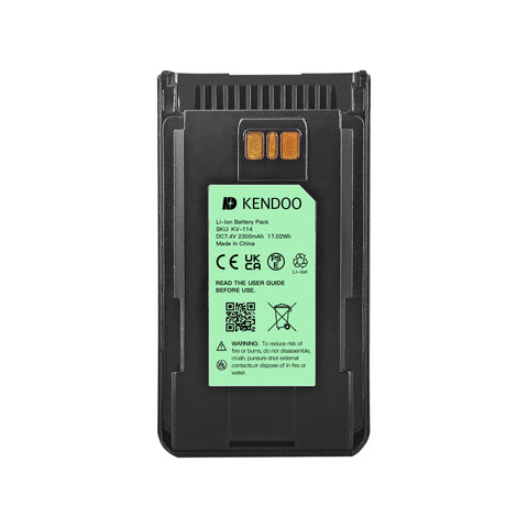 KENDOO® Vertex Standard FNB-V134LI Li-Ion 2300mAh 7.4V Battery Pack