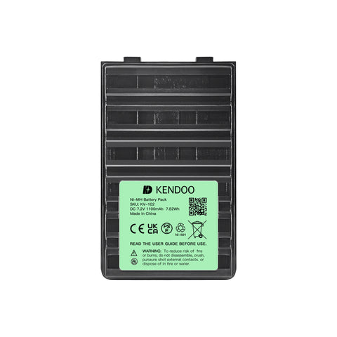 KENDOO® Vertex Standard FNB-88 Ni-MH 1100mAh 7.2V Battery Pack