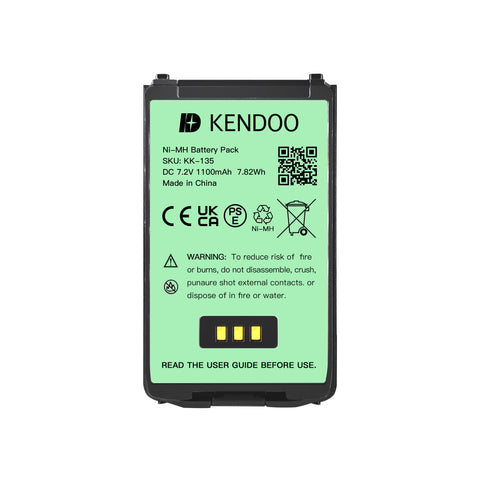 KENDOO® Kenwood PB-43N Ni-MH 1100mAh 7.2V Battery Pack