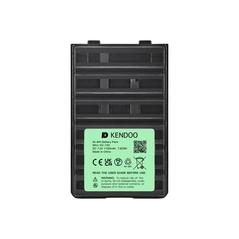 KENDOO® Vertex Standard FNB-57 Ni-MH 1100mAh 7.2V Battery Pack