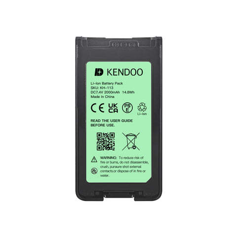 KENDOO® Kenwood KNB-57L Li-Ion 2000mAh 7.4V Battery Pack