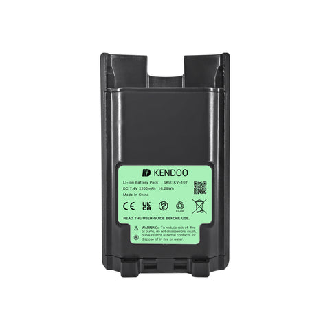 KENDOO® Vertex Standard FNB-V87LI Li-Ion 2200mAh 7.4V Battery Pack