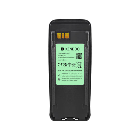 KENDOO® Motorola PMNN4066 Li-Ion 1800mAh 7.4V Battery Pack