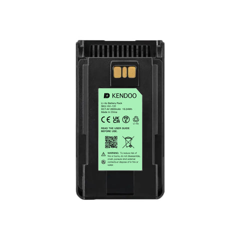 KENDOO® Vertex Standard FNB-V138 Li-Ion 2000mAh 7.4V Battery Pack