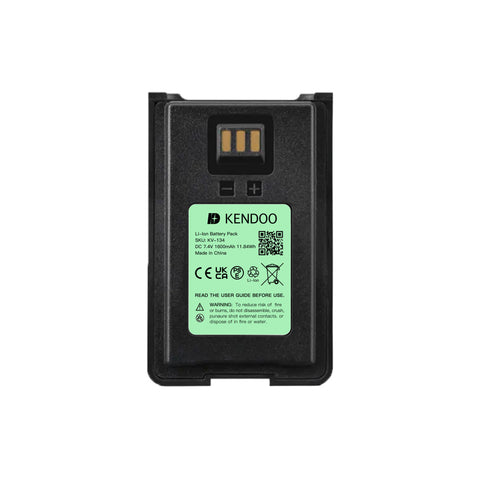 KENDOO® Vertex Standard FNB-V165LI Li-Ion 1650mAh 7.4V Battery Pack