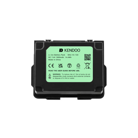 KENDOO® Icom BP-256 Li-Ion 1620mAh 7.4V Battery Pack