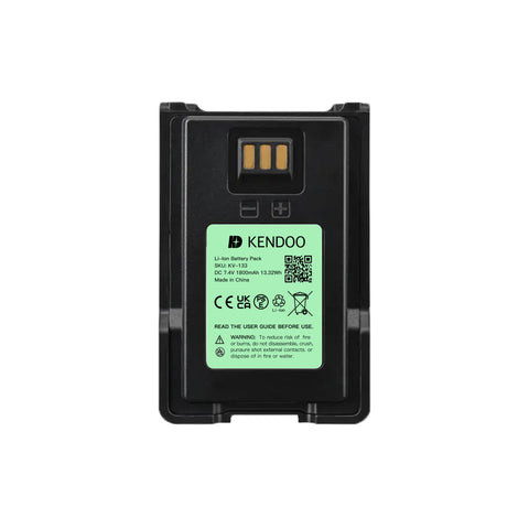 KENDOO® Vertex Standard FNB-V146LI Li-Ion 1800mAh 7.4V Battery Pack