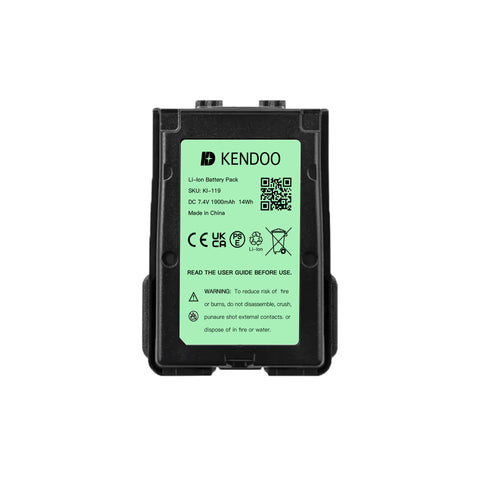 KENDOO® Icom BP-245 Li-Ion 2000mAh 7.4V Battery Pack