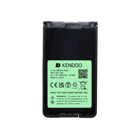 KENDOO® Kenwood KNB-40LC Li-Ion 2000mAh 7.4V Battery Pack