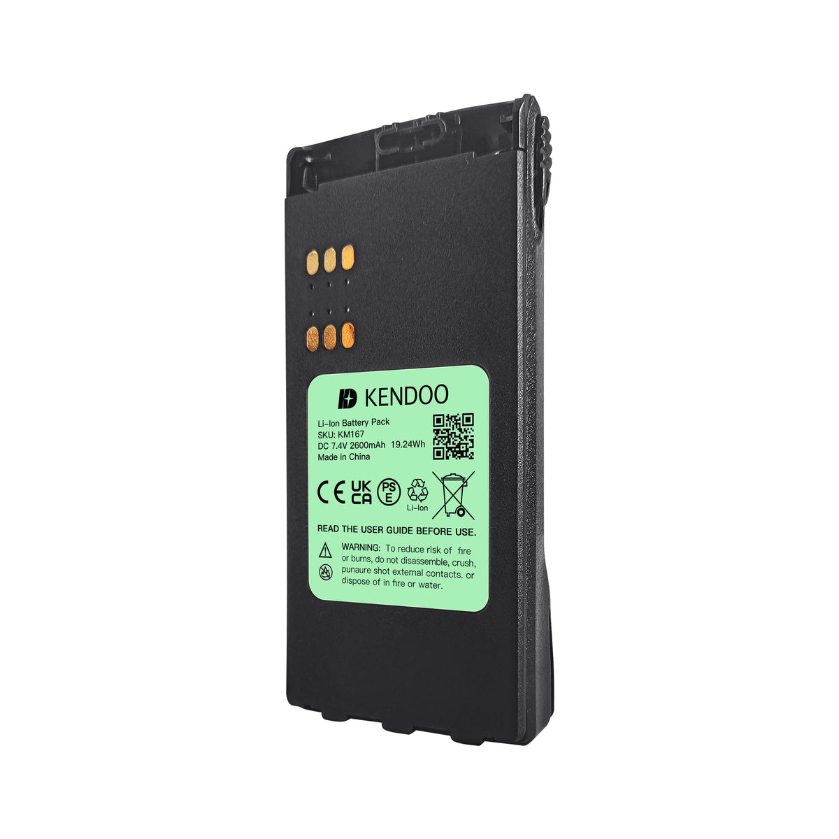 KENDOO® Motorola HNN4003 Li-Ion 2600mAh 7.4V Battery Pack