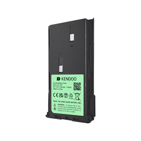 KENDOO® Hytera BH1102 Ni-MH 1100mAh 7.2V Battery Pack