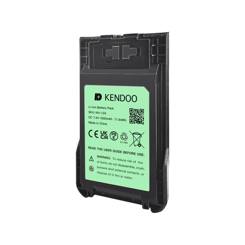 KENDOO® Kenwood KNB-65L Li-Ion 1600mAh 7.4V Battery Pack