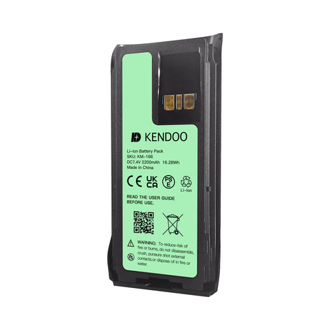 KENDOO® Motorola PMNN4807 Li-Ion 2000mAh 7.4V Battery Pack