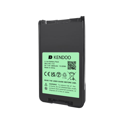 KENDOO® Kenwood KNB-35L Li-Ion 1800mAh 7.4V Battery Pack