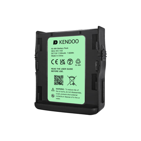 KENDOO® Motorola PMNN4001 Ni-MH 1100mAh 7.2V Battery Pack